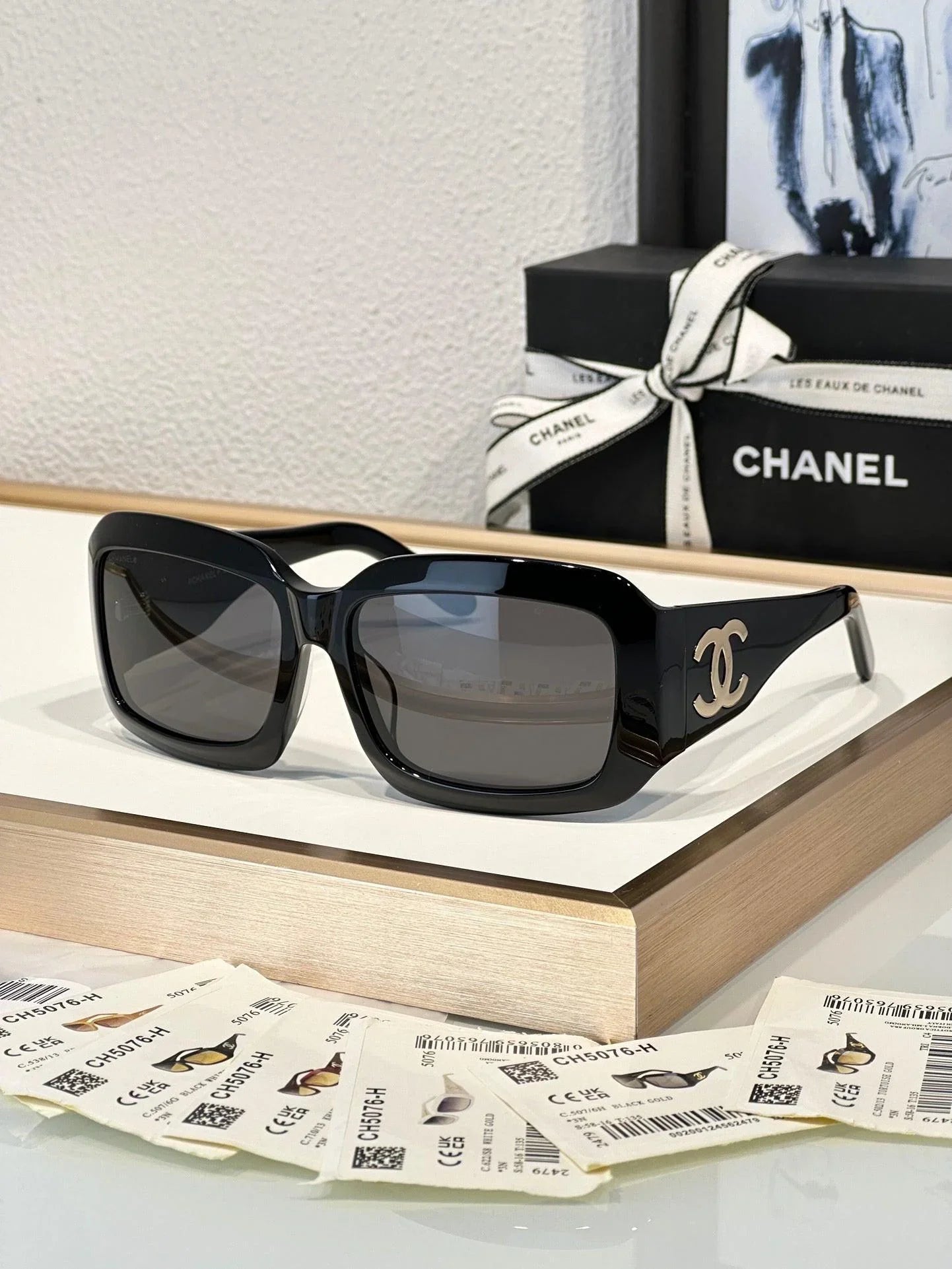 CHANEL Sunglasses Butterfly 5076-H 538/13 18741 🖤 — onlinechics