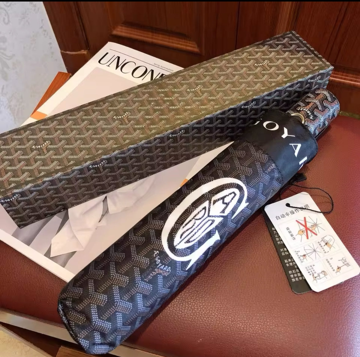 Goyard Goyardine Umbrella 4 Colors ✨ - onlinechics.com