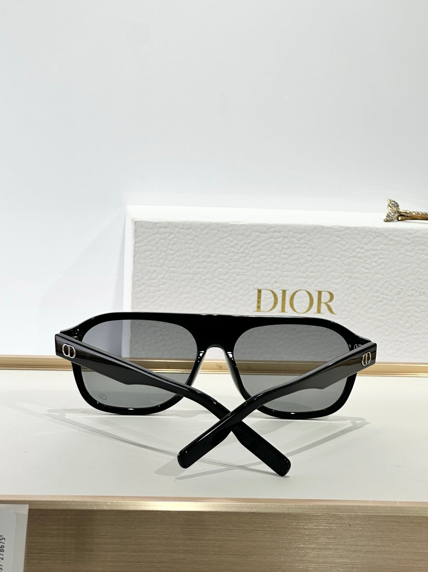 DIOR CD Icon A1F Transparent Beige Pilot Sunglasses ✨ - onlinechics.com