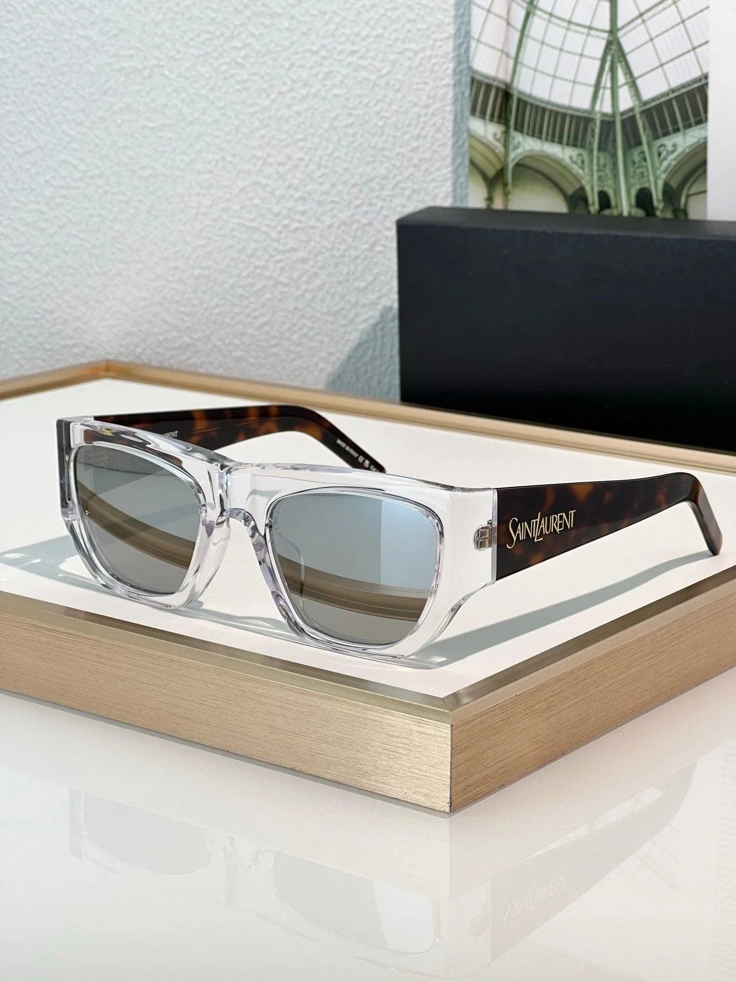 YSL Saint Laurent SL 740 square-frame sunglasses ✨ — onlinechics