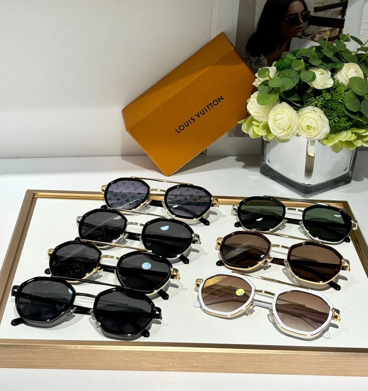 Louis Vuitton Z2532U LV Signature Duo Round Sunglasses ✨.