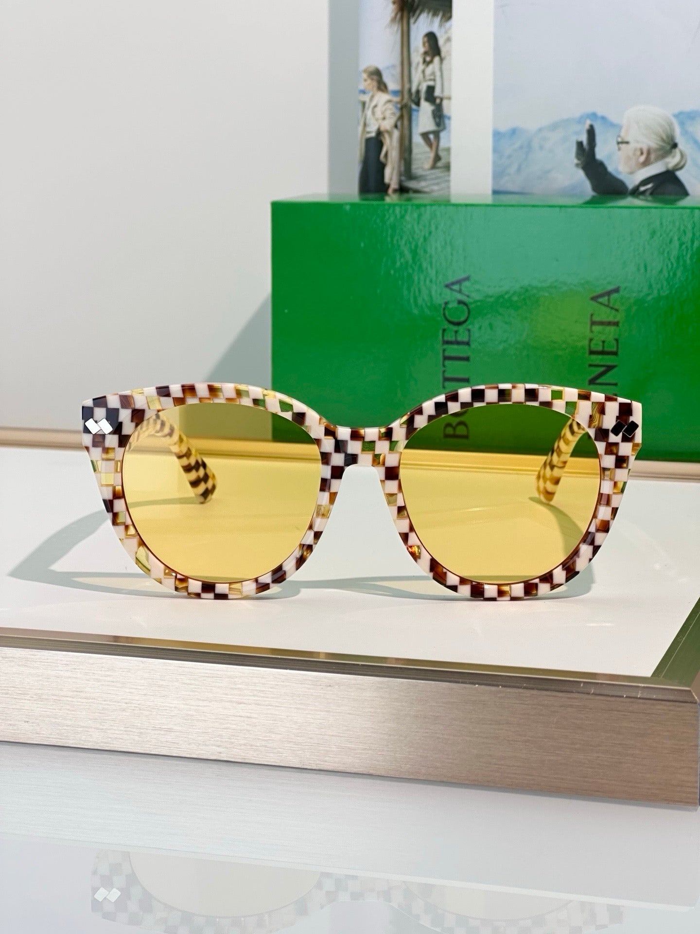 BOTTEGA VENETA BV1352SK 002 Sunglasses💚 - onlinechics.com