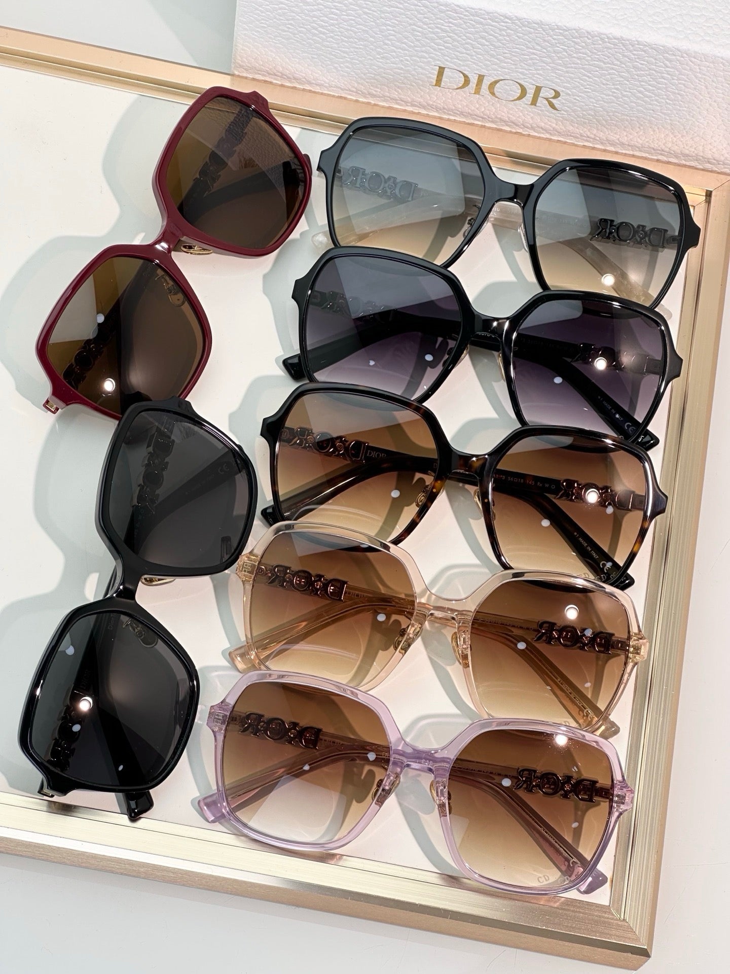 DIOR CD DiorTreasure S1F Square Sunglasses ✨