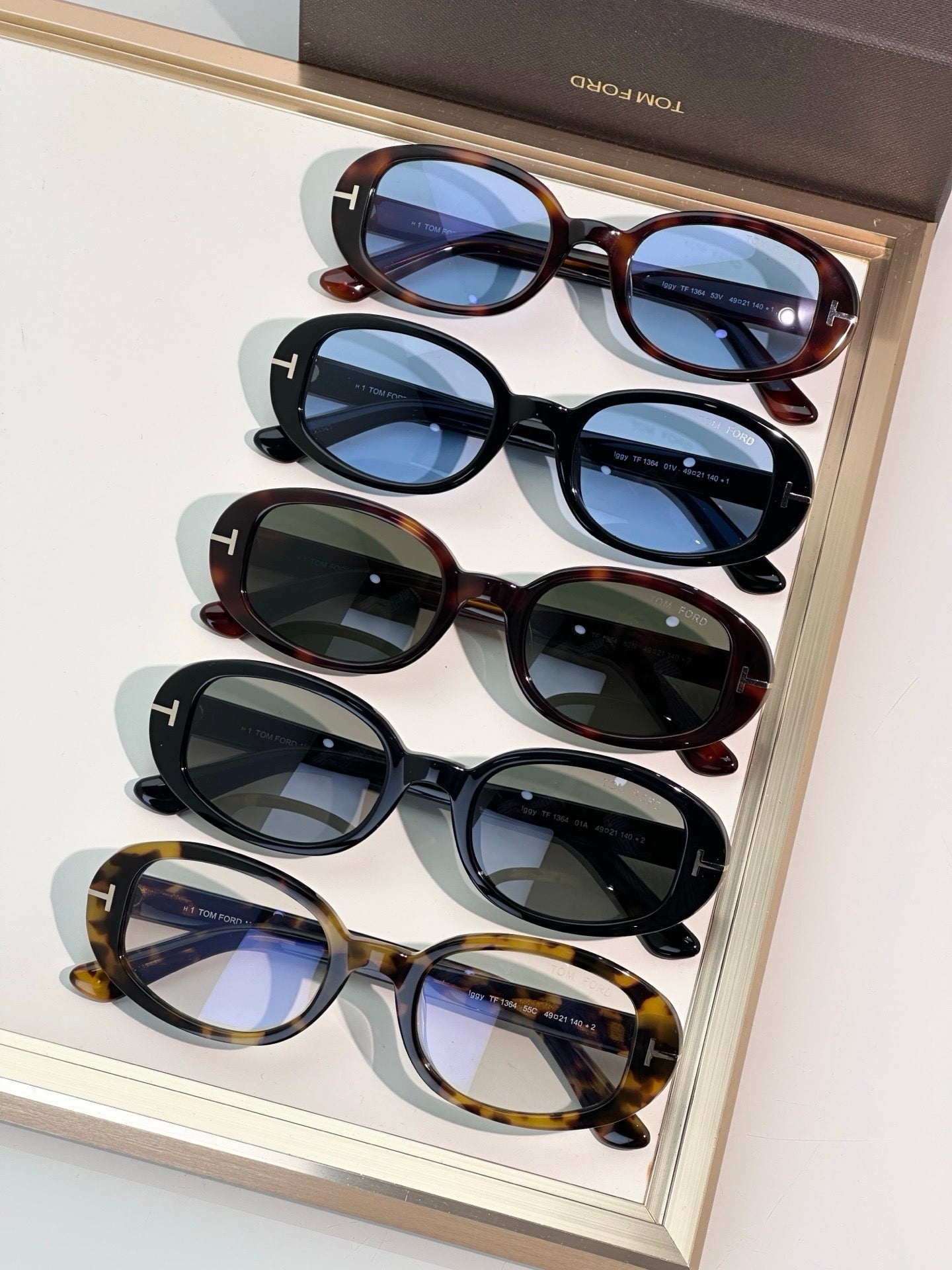 TOM FORD Iggy TF1364 52N As seen on KYLE Sunglasses🔱