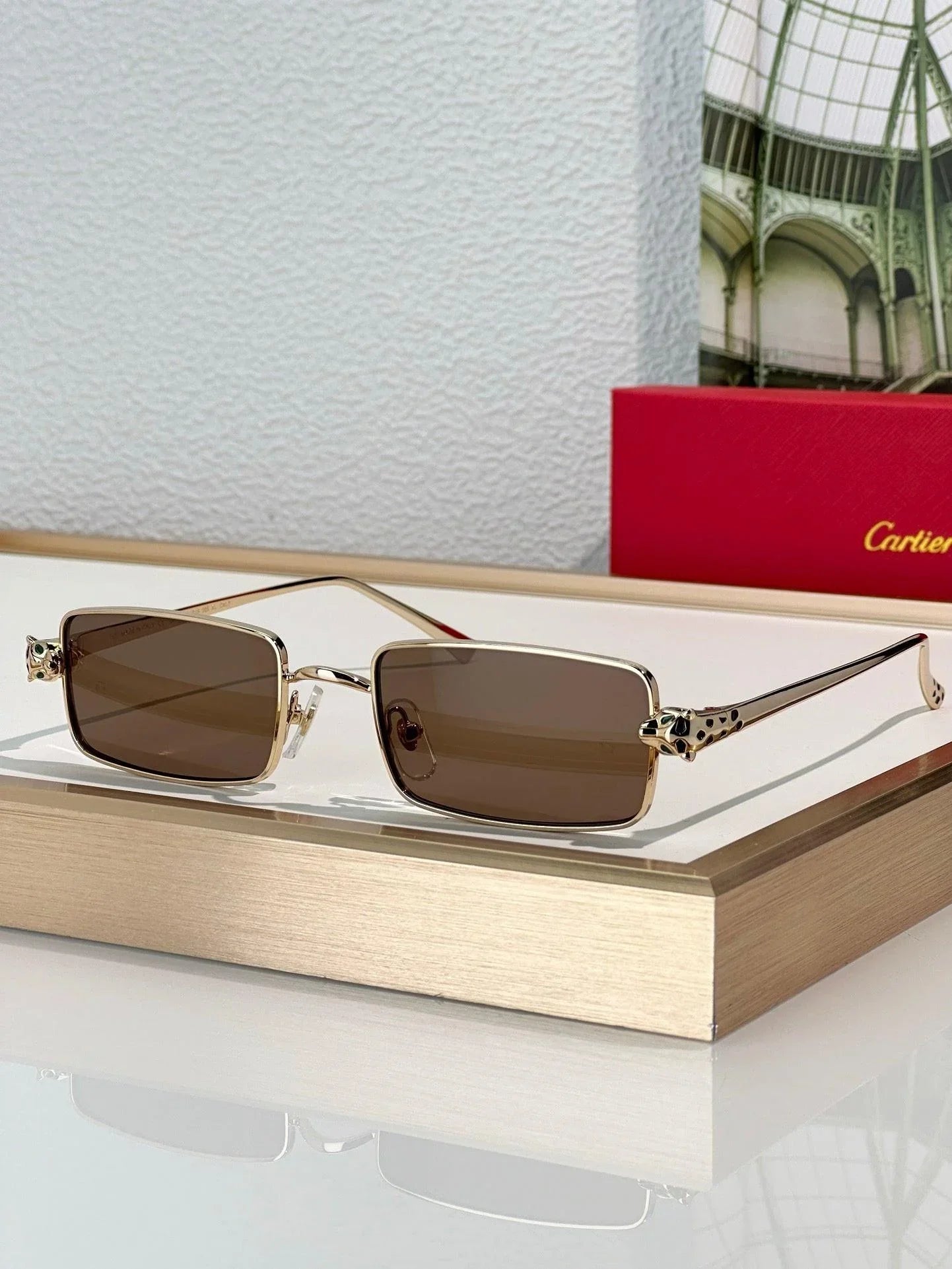 アクセサリー Cartier Cartier PREMIÈRE DE CARTIER CT0473S Panthere Sunglasses