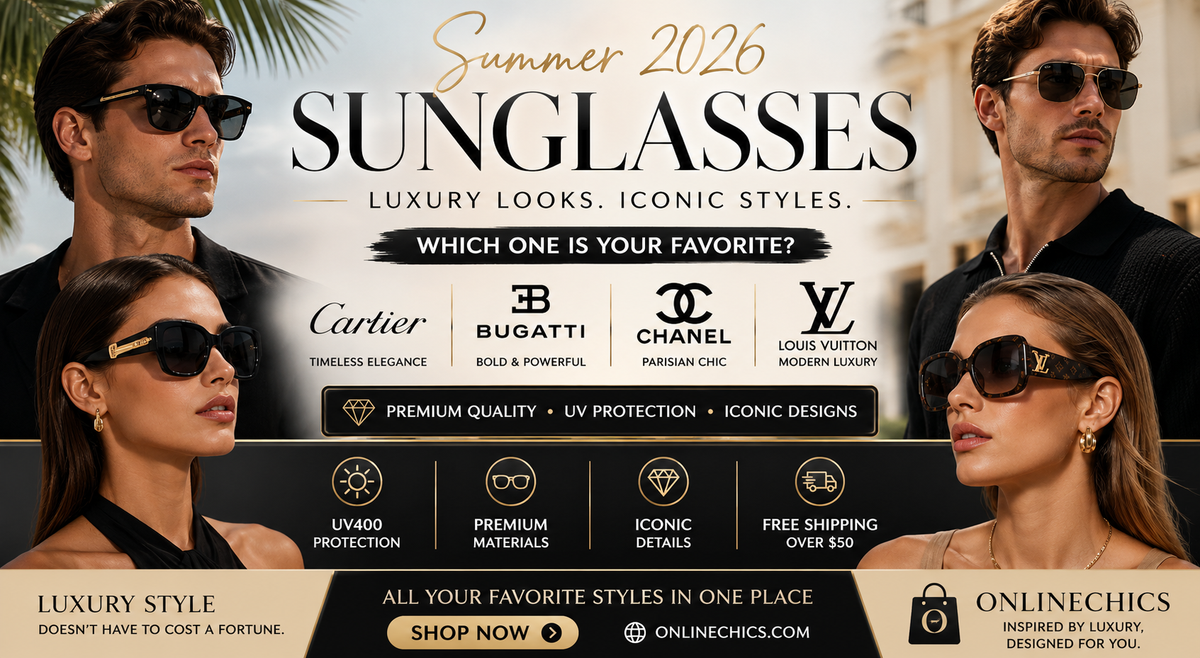 Summer 2026 Sunglasses Trends: Cartier, Bugatti, Chanel or Louis Vuitton – Which One Matches Your Style?