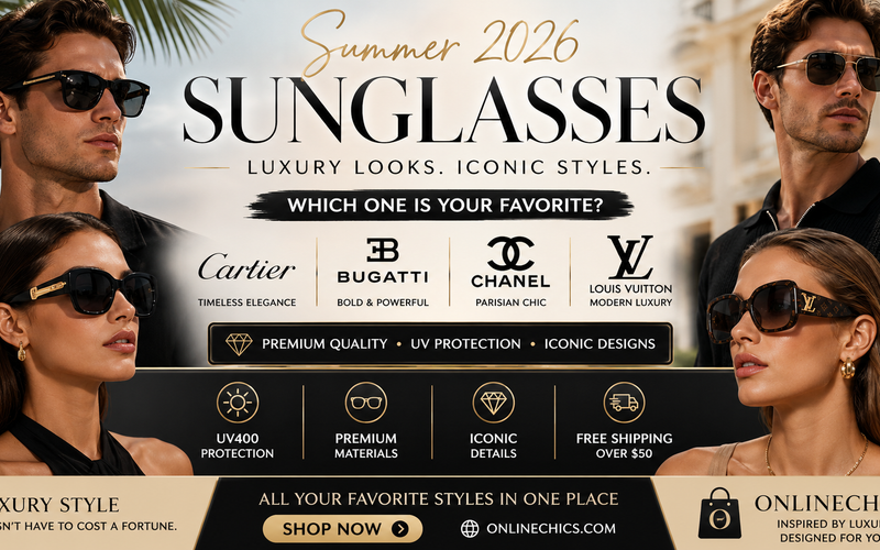 Summer 2026 Sunglasses Trends: Cartier, Bugatti, Chanel or Louis Vuitton – Which One Matches Your Style?