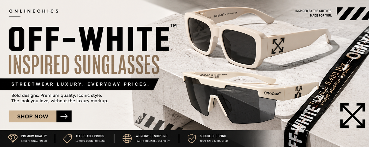Off-White Sunglasses: Streetwear Luxury Meets Everyday Style