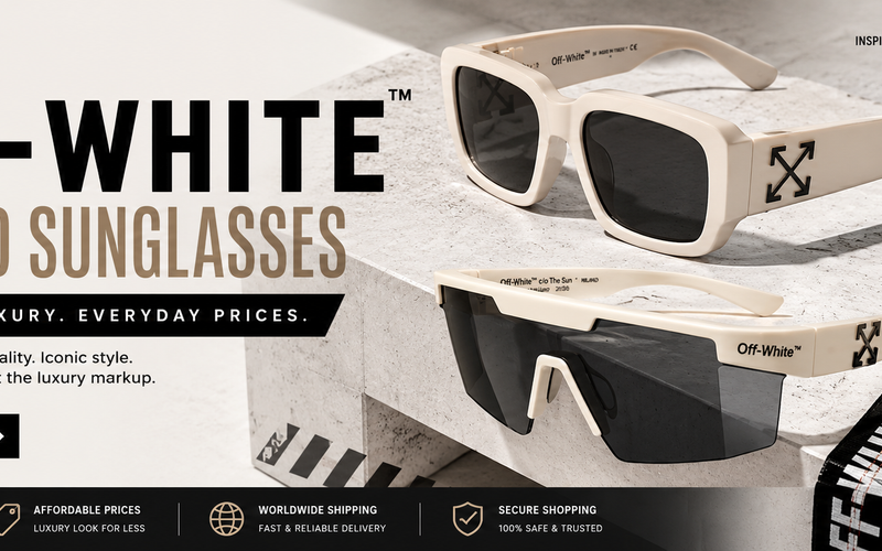 Off-White Sunglasses: Streetwear Luxury Meets Everyday Style