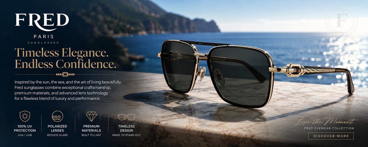 Fred Sunglasses: The Perfect Blend of Luxury, Craftsmanship, and Timeless Style