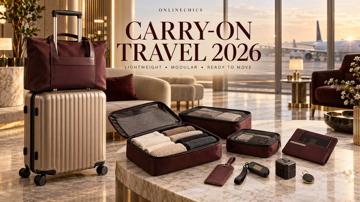 Carry-On Travel 2026: Lightweight Luggage, Modular Packing and Smarter Airport Accessories