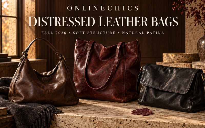 Distressed Leather Bags for Fall 2026: How to Style, Protect and Care for the Lived-In Look