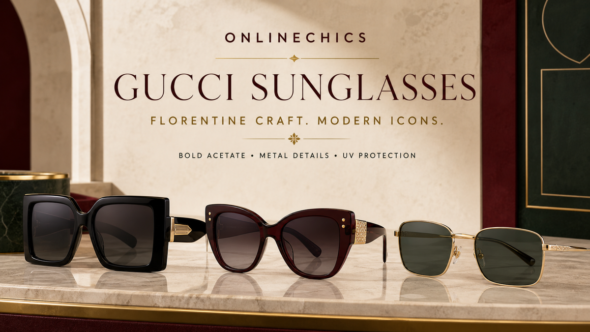 Gucci Sunglasses 2026: Florentine Style, Shapes and Fit Guide