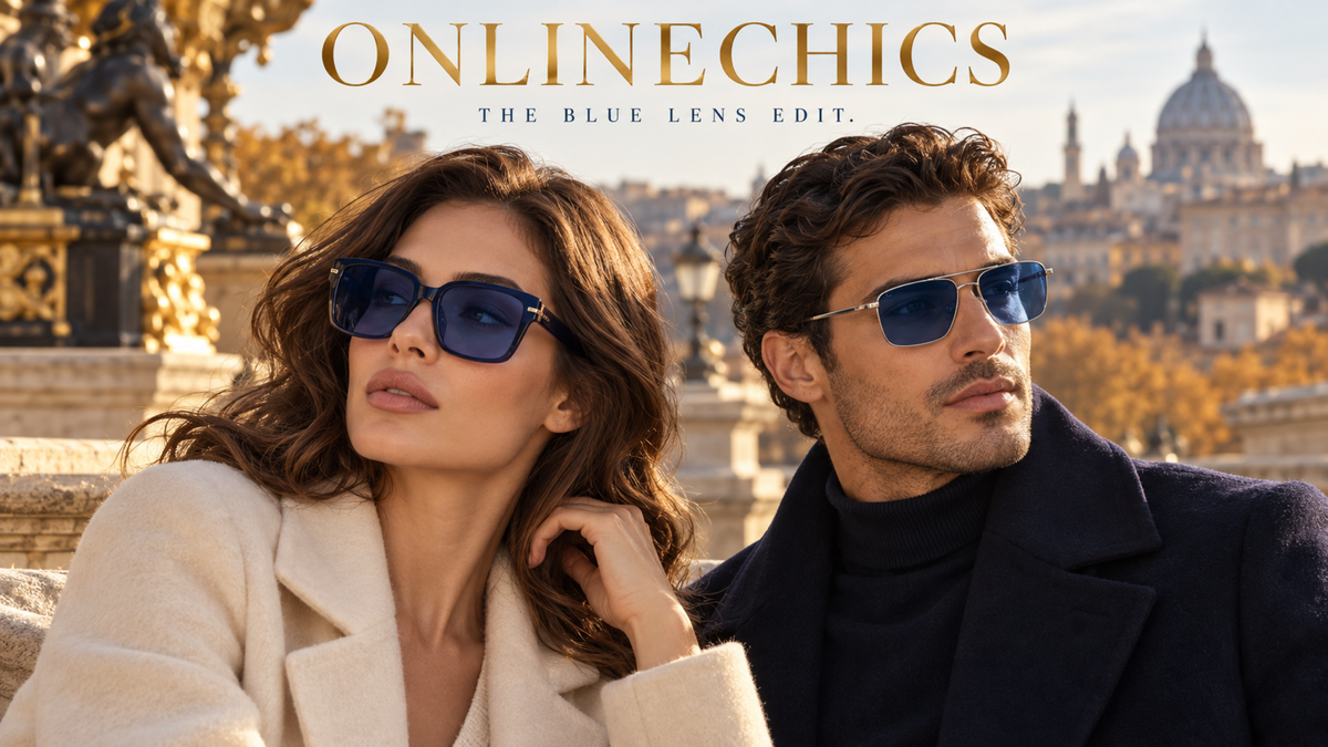 Blue-Tinted Sunglasses for Fall 2026: A Cool Contrast to Warm Autumn Layers