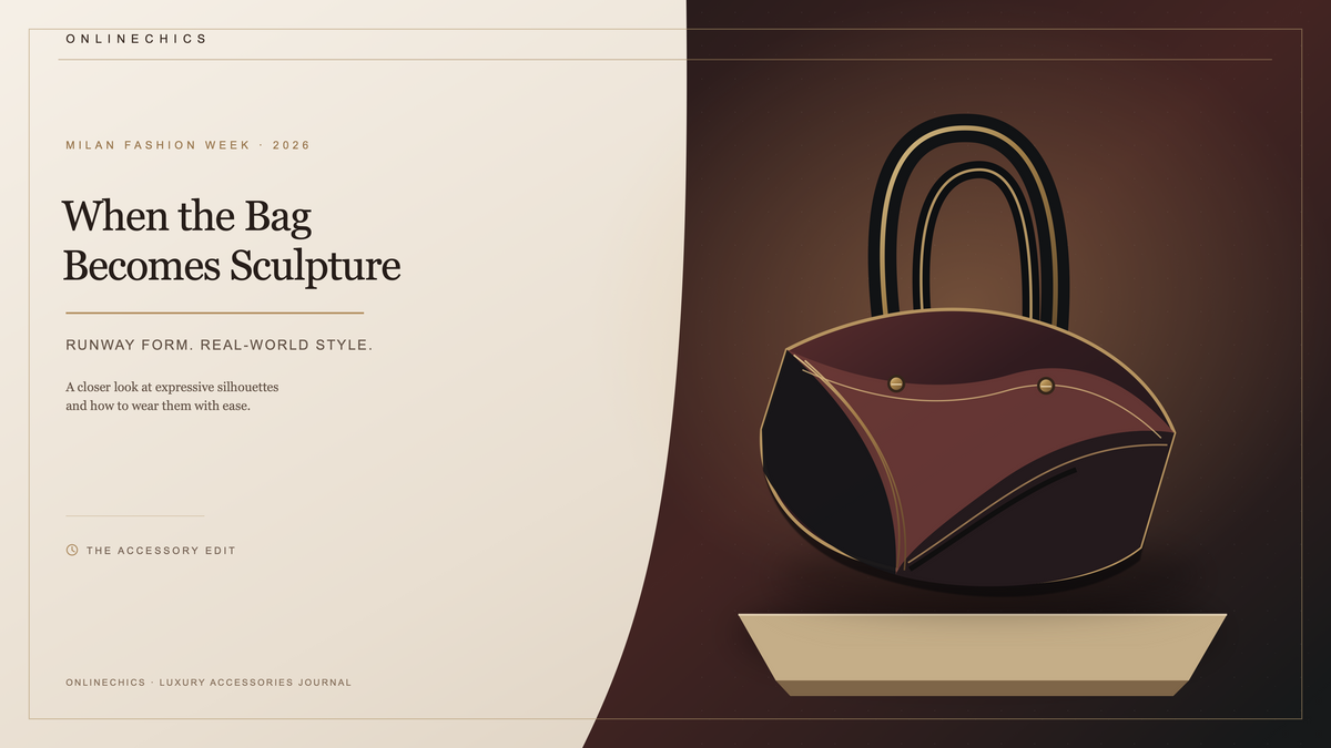 Milan Fashion Week 2026: When the Bag Becomes a Sculptural Statement