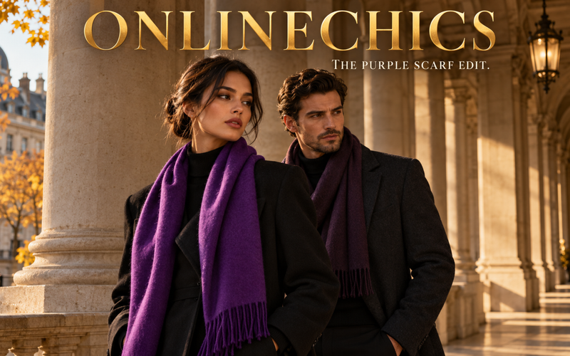 Zoë Kravitz’s Purple Scarf: One Colour Accent for Fall 2026