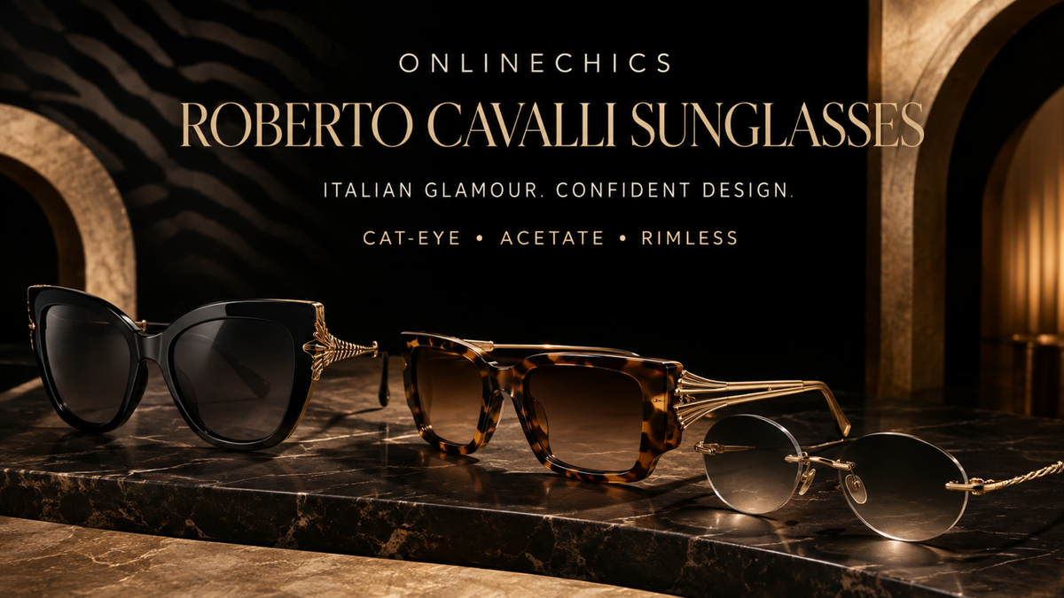Roberto Cavalli Sunglasses 2026: Shapes, Fit and Care Guide