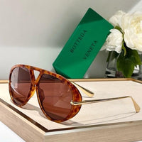 BOTTEGA VENETA  BV1273S 003 Unisex DROP AVIATOR Sunglasses✨