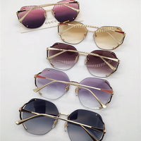 GUCCI 0651S Square 60mm Aviator Sunglasses ✨