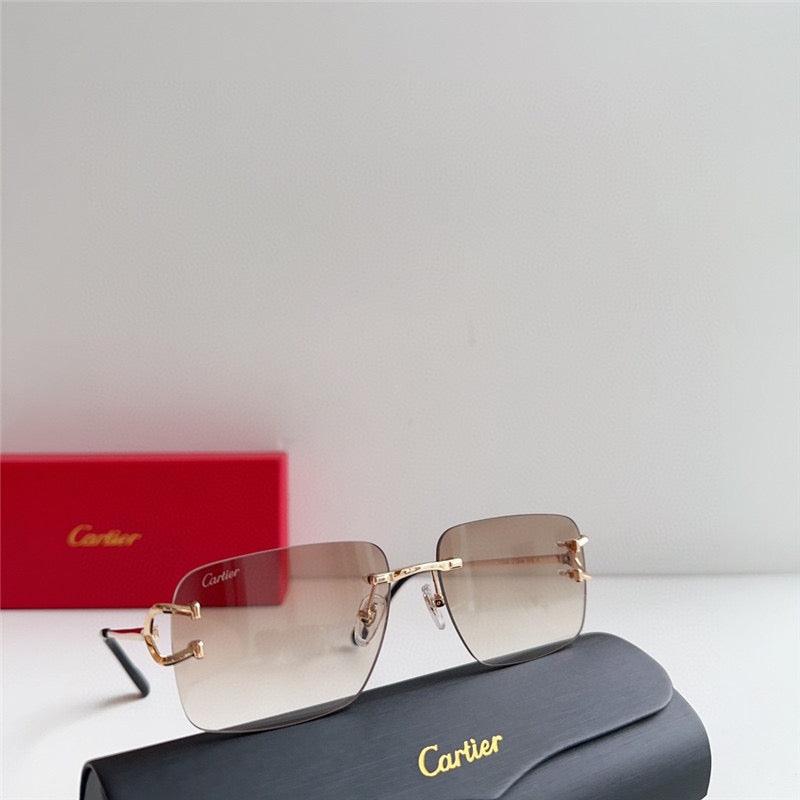 1 Cartier SIGNATURE C DE Style Sunglasses 57mm 14 lens Color - buyonlinebehappy