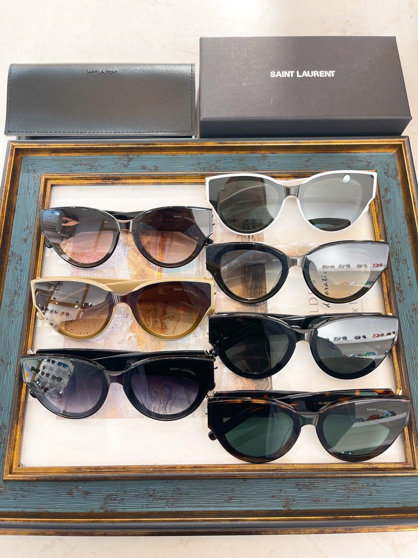 YSL Saint Laurent M239 Women's Oversize Sunglasses ✨ - buyonlinebehappy