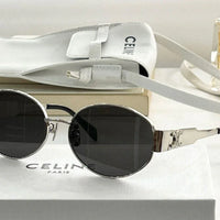 CELINE ovals Triomphe Metal 01 CL40235U 30N Sunglasses ✨