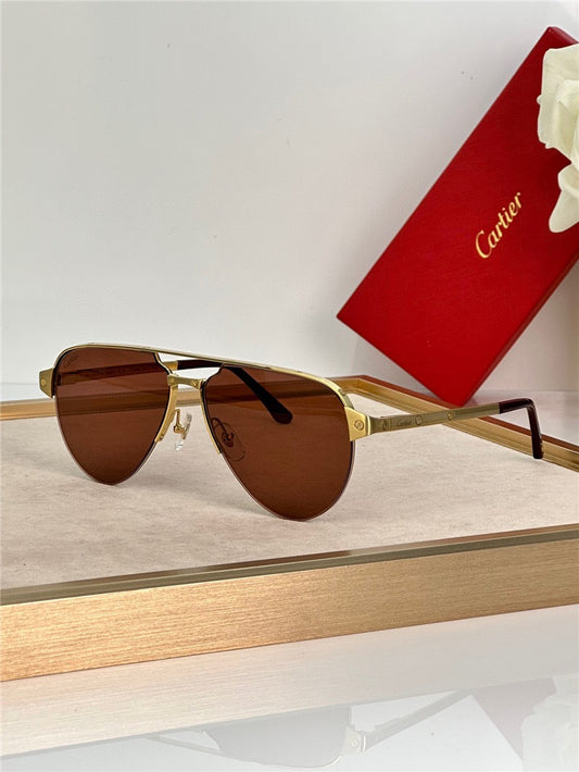 Cartier CT0386S 003 Sunglasses Men's $1295  ✨ - buyonlinebehappy