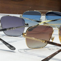 Chrome Hearts 8229 Metal-Acetate Aviator Sunglasses⚜️