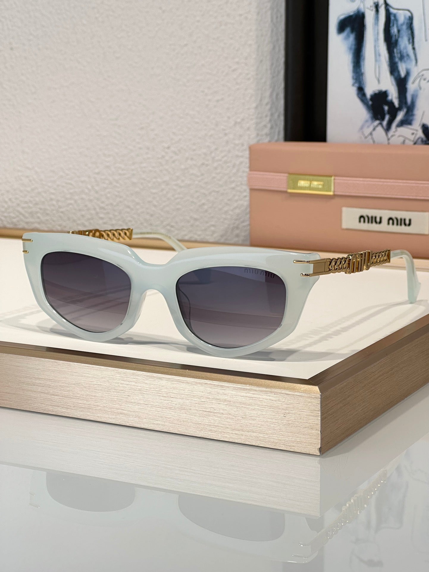 MIU MIU MU 12WS - 1AB5S0 Women's  Sunglasses✨ - buyonlinebehappy