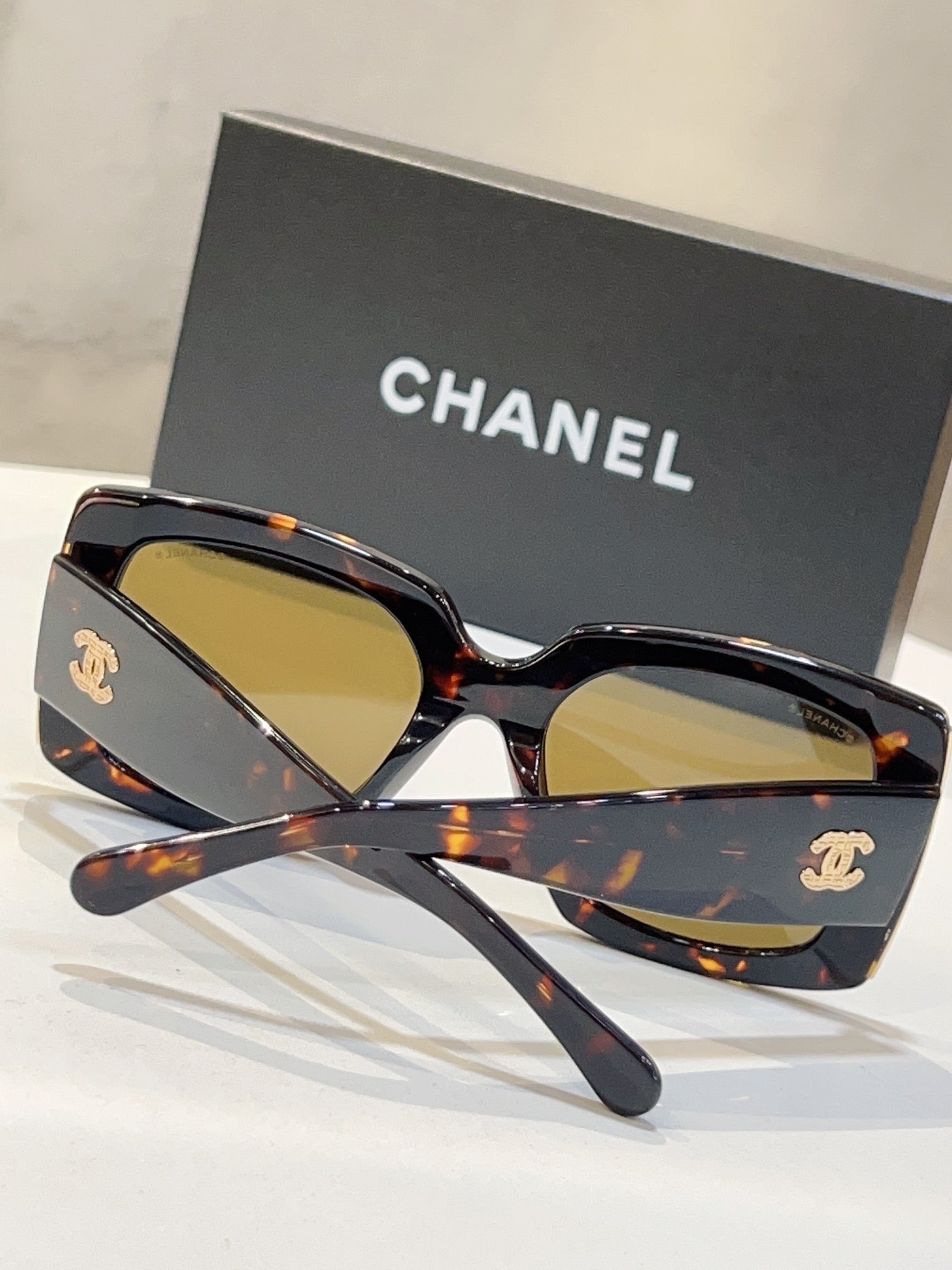 - CHANEL RECTANGLE 5435 C622/S6 Women's Acetate Sunglasses 5 COLORS ✨ - buyonlinebehappy