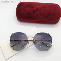 GUCCI 0651S Square 60mm Aviator Sunglasses ✨