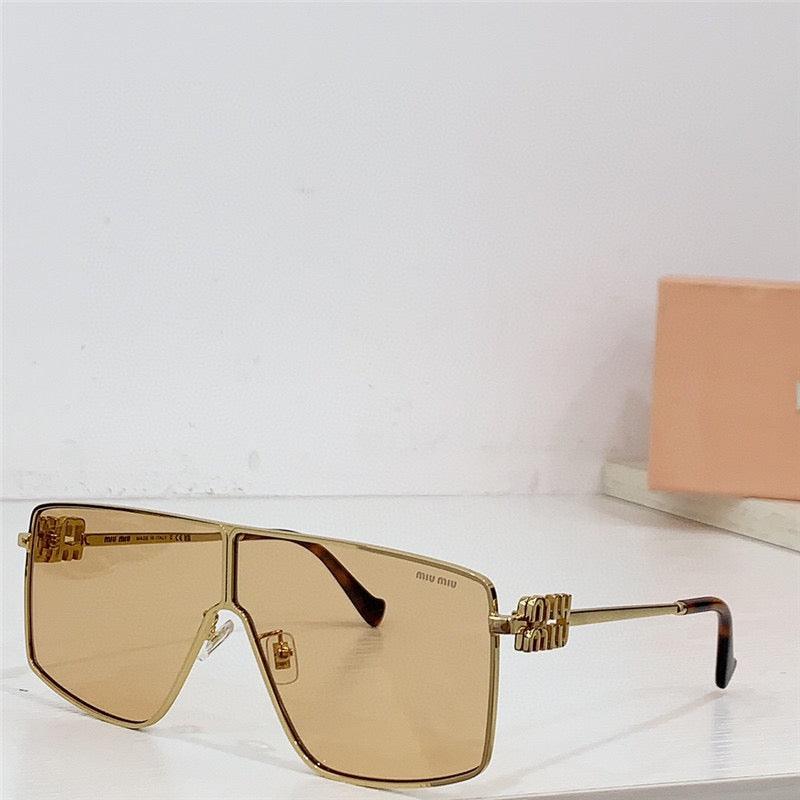 1 2024 Miu Miu MU51ZS Gold-Black Frame 69mm Women's Sunglasses✨ - buyonlinebehappy