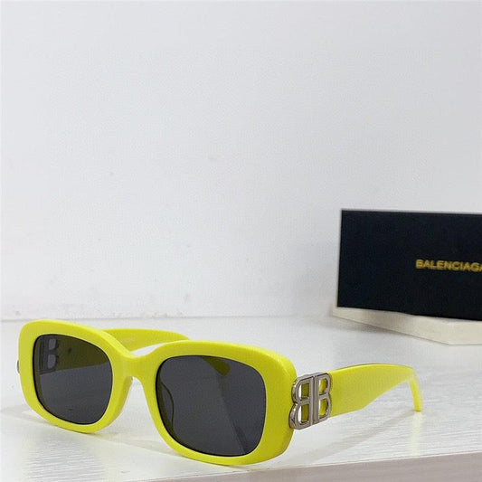 New Season BALENCIAGA Eyewear BB0310SK rectangle-frame sunglasses ✨ - buyonlinebehappy