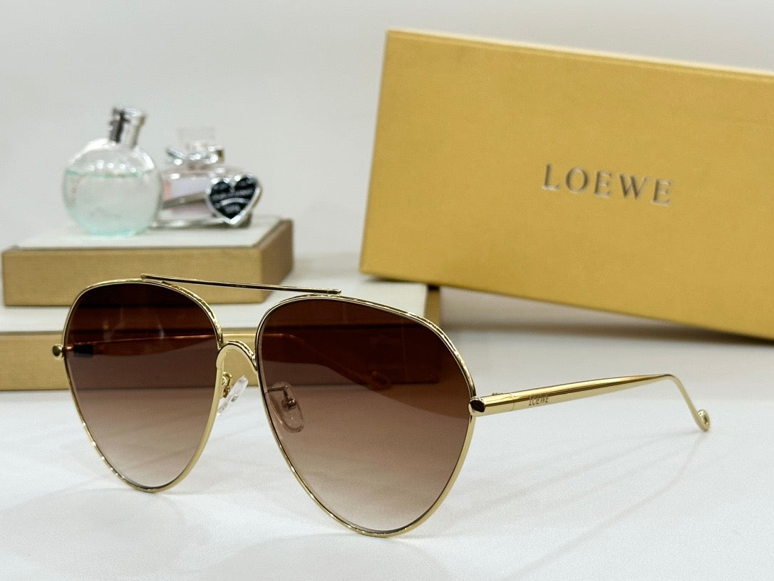 LOEWE Loewe Metal Aviator LW 40067U 30G Unisex Sunglasses ✨ - buyonlinebehappy