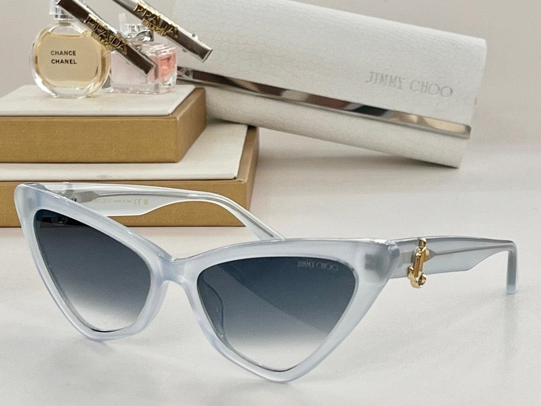 2024 Jimmy Choo ADDY - Cat Eye Sunglasses with Glitter women's ✨ - buyonlinebehappy