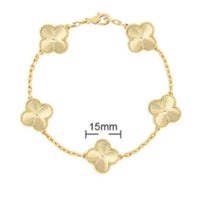 Van Cleef Vintage Alhambra Bracelet 18K Gold Plated Women's Jewelry 19 models✨
