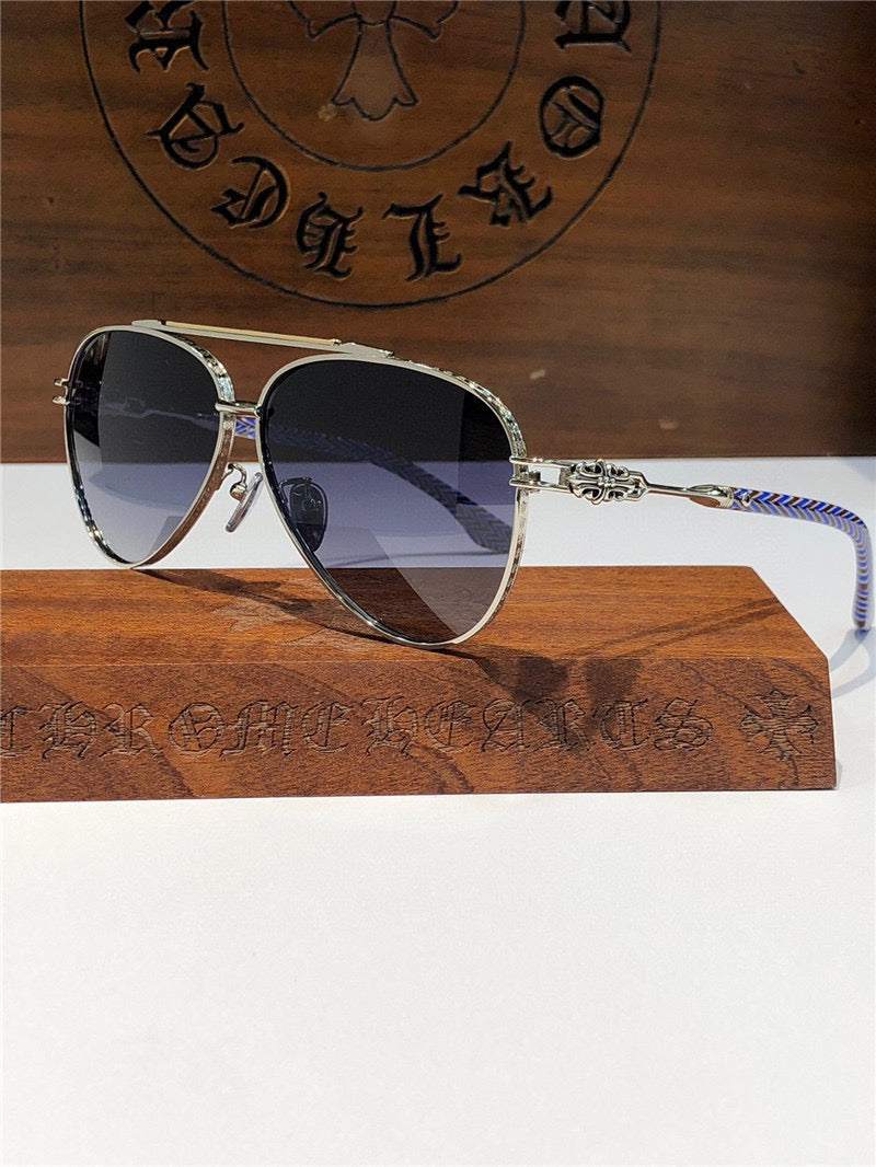 Chrome Hearts 8186 square-frame tinted sunglasses ⚜️ - buyonlinebehappy