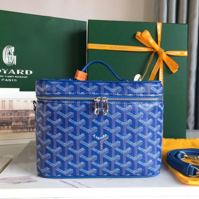 Goyard Muse Vanity Case In Goyardine Canvas 11 colors ✨ - buyonlinebehappy