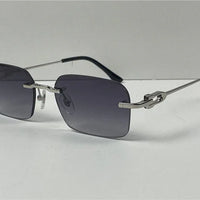 CARTIER  CT0290  Gold-Silver Men's Sunglasses 👑