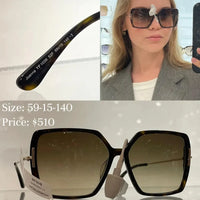 Tom Ford FT 1039 (52F) Sunglasses oversize Sunglasses ✨