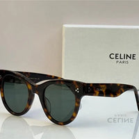 Celine BOLD 3 DOTS CL 4003 IN 01B Round Women's Sunglasses✨