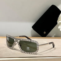 CHANEL Shield Sunglasses A71558🖤