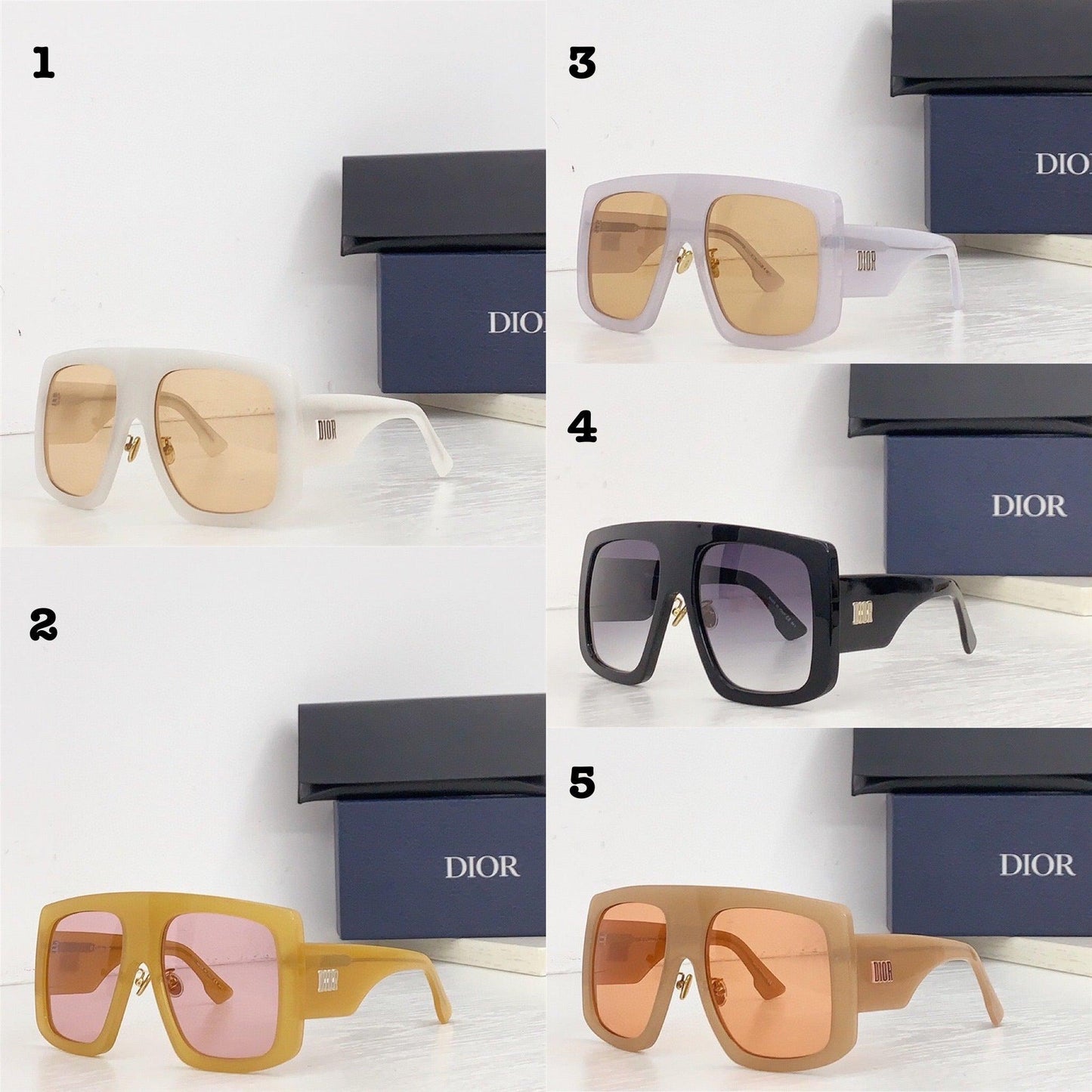 2023-24 NEW SEASON Dior So Light 1 Extra Large Gradient Lens Shield Sunglasses✨ - buyonlinebehappy