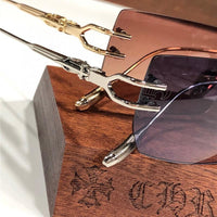 Chrome Hearts LORDIE Gold Rimless 56 15 134 Zeiss Lenses Sunglasses⚜️
