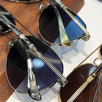 Chrome Hearts 8230 Metal-Acetate Aviator Sunglasses⚜️