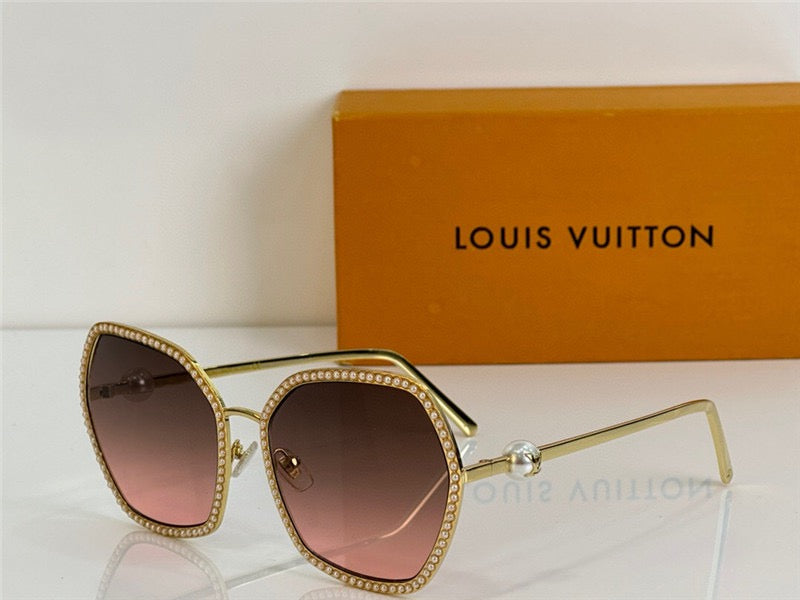 Louis Vuitton LV Signature Z2016U LV Pearl Round Sunglasses✨ - buyonlinebehappy