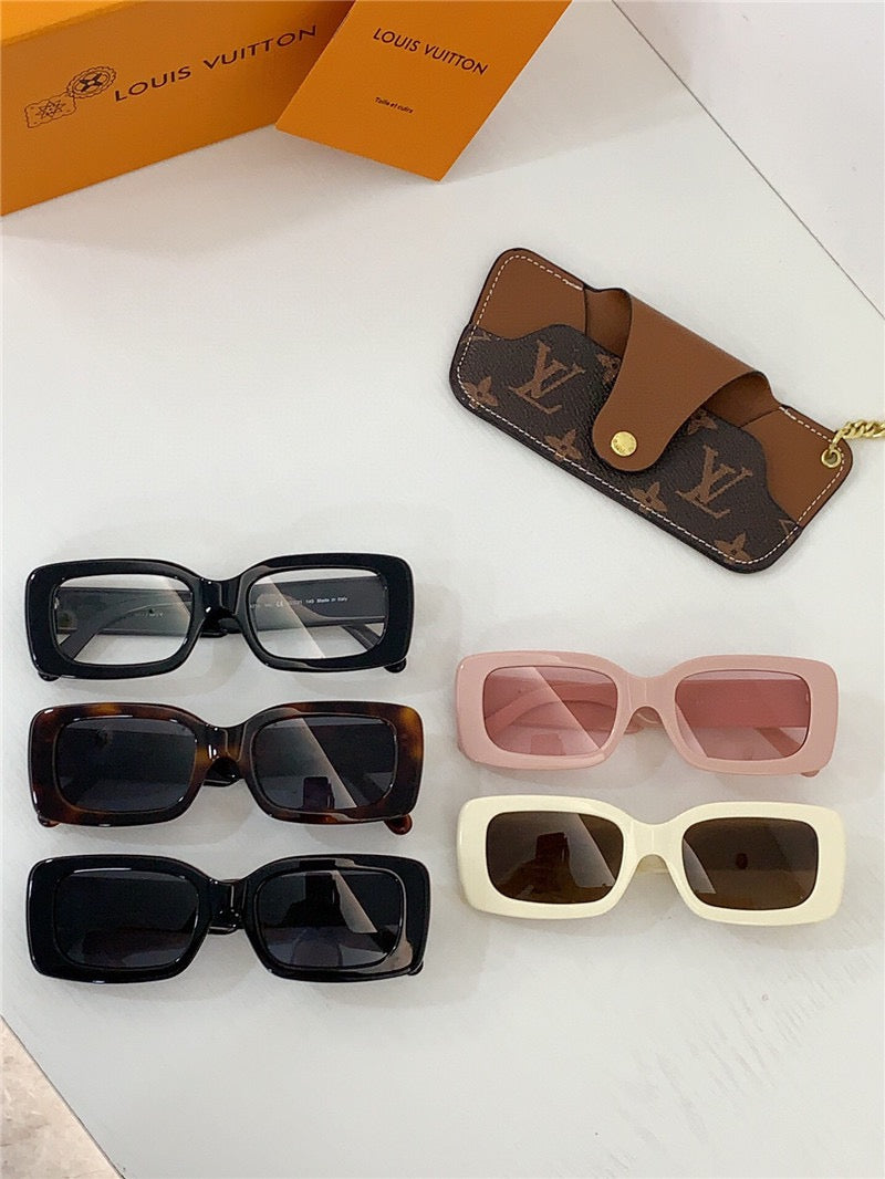 Louis Vuitton  LV Circle Rectangle Sunglasses  Z2421E $ 670.00✨ - buyonlinebehappy