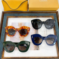 LOEWE Butterfly Inflated Round-Frame Acetate  40127 Sunglasses ✨