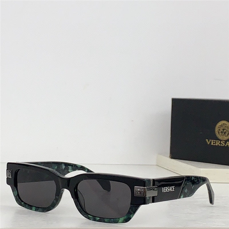 Versace VE4465 GB1/87 53-18 Rectangle Women's SUNGLASSES ✨ - buyonlinebehappy