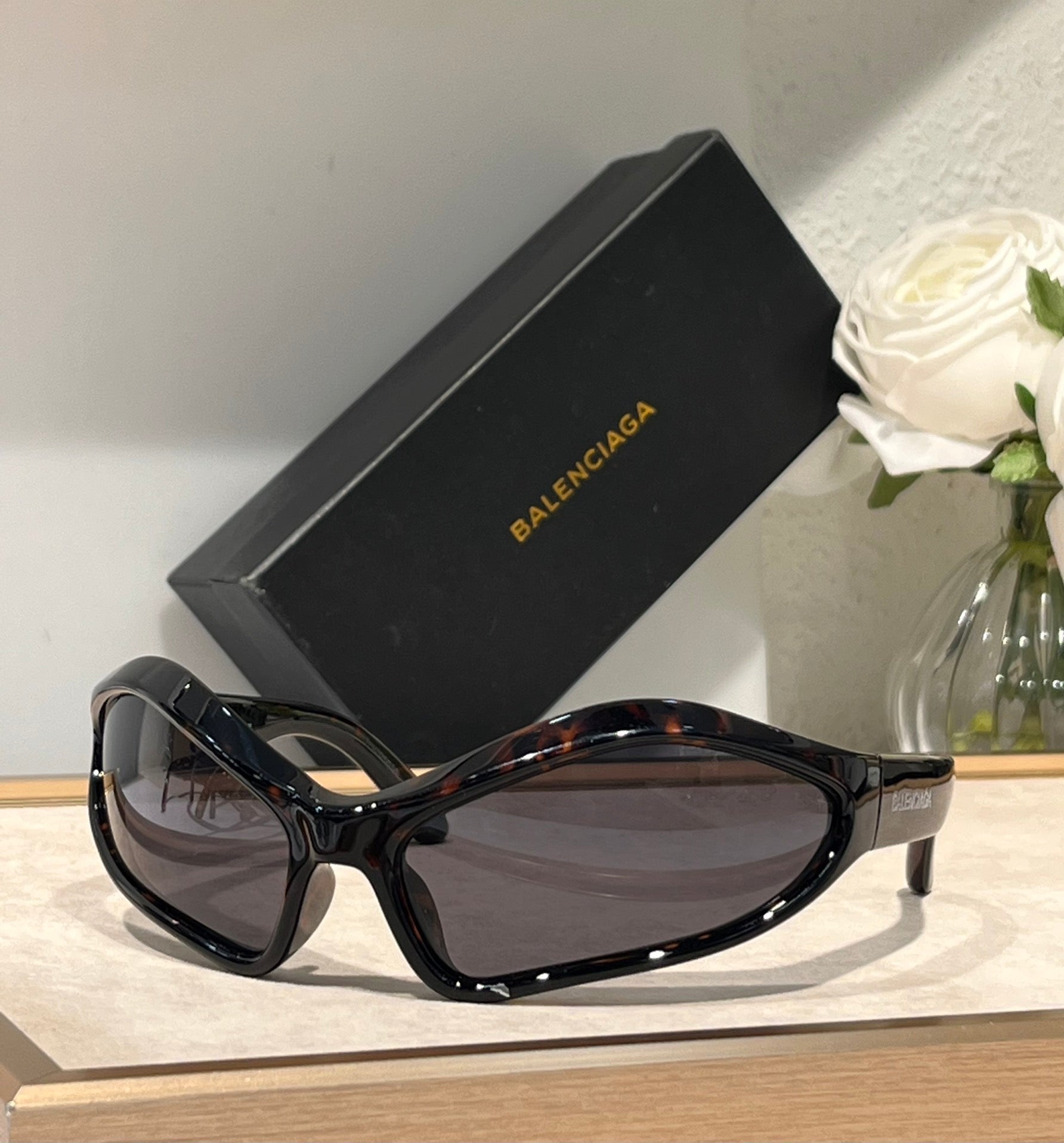 BALENCIAGA Fennec Oval 0314S acetate Sunglasses 👽 - buyonlinebehappy